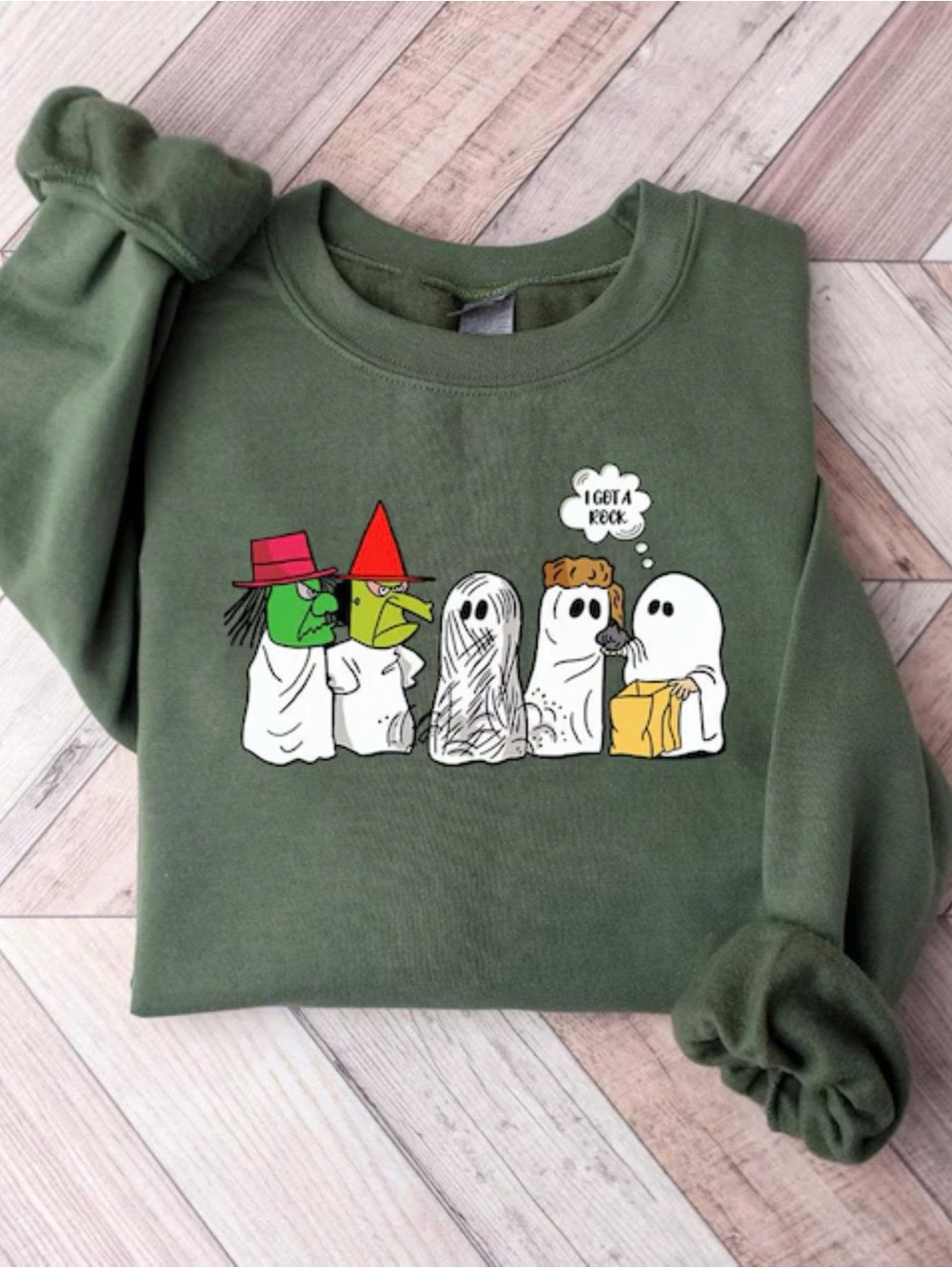 I Got A Rock Halloween Meme Sweatshirt, Spooky Season Halloween Gift